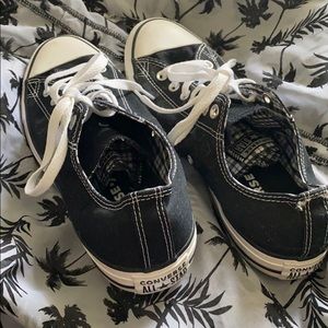 White & black converse